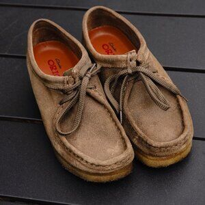 Clarks Originals Wallabee Women's Size 7.5 Taupe Leather